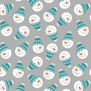 Nordic Cabin - Snowman Frolic - Grey