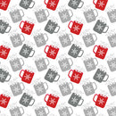 Nordic Cabin - Nordic Mugs - Red/Grey Metallic