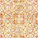 Cotton Tails - Geo Medallion - Peach