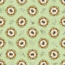 Queen Bee - Bee Circle Vignette - Light Sage