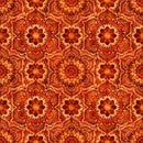 Queen Bee - Spice Flower Medallion - Orange