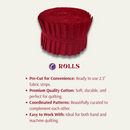 Supreme Solids - 2.5" Roll - Scarlet (20 cuts)