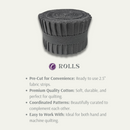 Supreme Solids - 2.5" Roll - Light Ash Grey (20 cuts)
