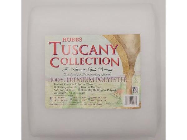 Hobbs Tuscany Collection 100% Polyester Batting - Crib Size (45" x 60")