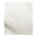 Fabric swatch with a subtle star pattern on a white background