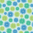 Blooming Denim - Daisy Bloom - Light Aqua