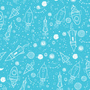 Lift Off - Space Galaxy - Turquoise