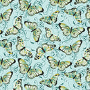 Peacock Symphony - Butterfly Symphony - Light Turquoise