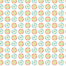 Playhouse Pals - Daisy Up - Coral/Turquoise