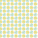 Playhouse Pals - Daisy Up - Turquoise/Yellow