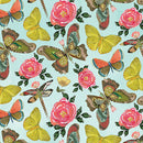 A Heart Led Life - Butterfly Toss - Sky Blue
