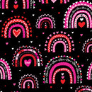 Love You Fur-Ever - Rainbow Love - Black