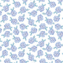 Dreamers - Roses - Blue/White