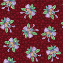 The Night Before Christmas - Ribbon & Bells - Dark Red