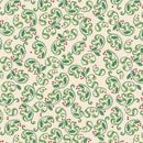 The Night Before Christmas - Berry Scroll - Cream