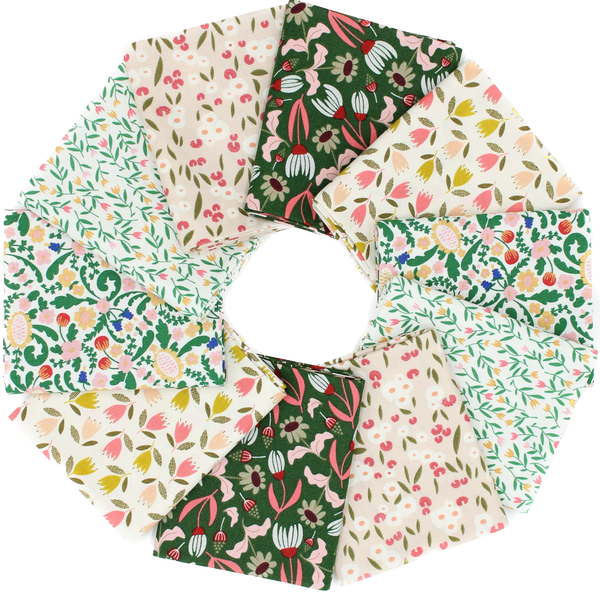 Floral Fat Quarter Bundle - Felicity Fabrics - 10 pack