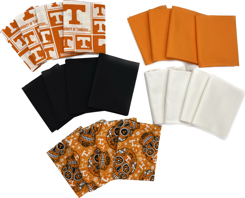 Tennessee Volunteers - Fat Quarter Bundle - 20 pack (Orange & White)