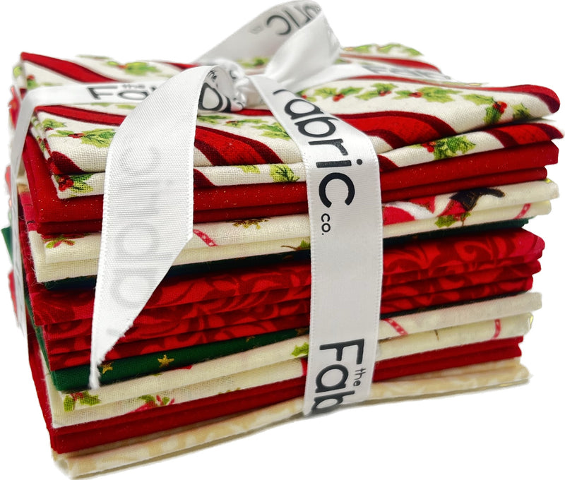 Christmas Themed Fat Quarter Bundle - 10 pack (Mulberry Holiday)