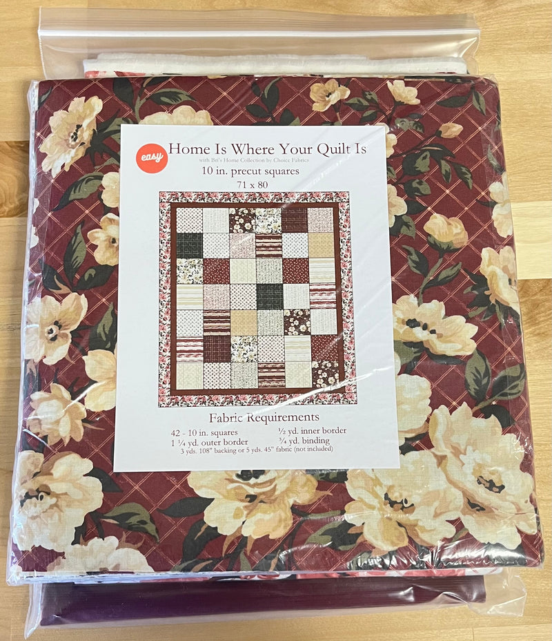 Home Is Where Your Quilt Is - Quilt Kit