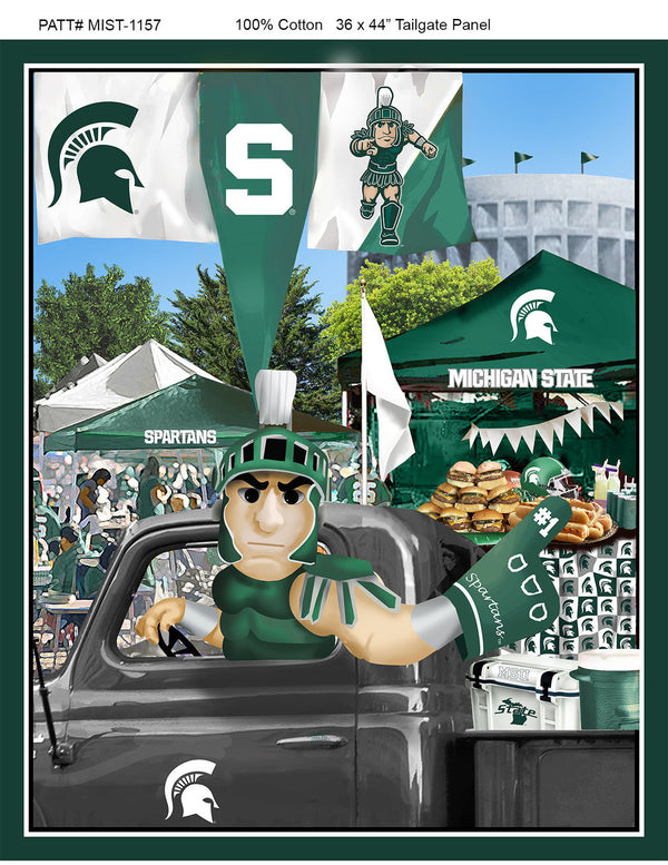 Michigan State Spartans - Tailgate Panel