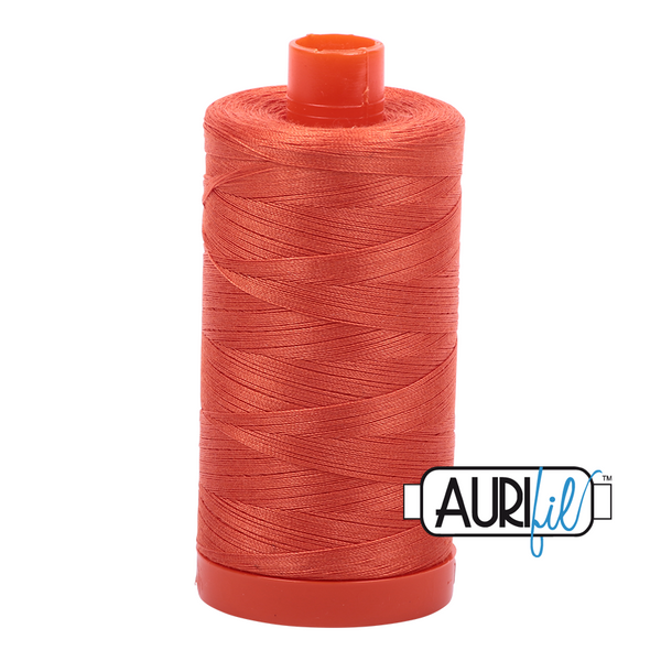 Aurifil 50wt Mako Cotton Thread - Dusty Orange #1154