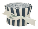 Supreme Solids - 2.5" Roll - Navy & White (20 cuts)