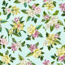 Lanai - 108" Floral - Aqua