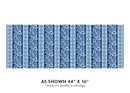 Bluesette - Floral Stripe - Dark Blue
