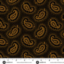 Pumpkin Licorice - Paisley - Black