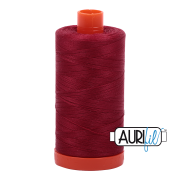 Aurifil 50wt Mako Cotton Thread - Burgundy #1103
