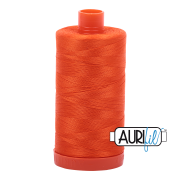 Aurifil 50wt Mako Cotton Thread - Neon Orange #1104