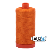 Aurifil 50wt Mako Cotton Thread - Bright Orange #1133