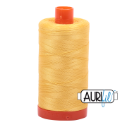 Aurifil 50wt Mako Cotton Thread - Pale Yellow #1135