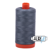 Aurifil 50wt Mako Cotton Thread - Dark Grey #1246