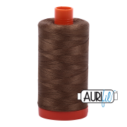Aurifil 50wt Mako Cotton Thread - Dark Sandstone #1318