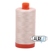 Aurifil 50wt Mako Cotton Thread - Light Sand #2000