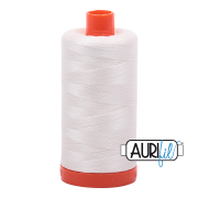 Aurifil 50wt Mako Cotton Thread - Chalk