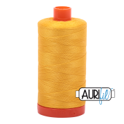 Aurifil 50wt Mako Cotton Thread - Yellow #2135