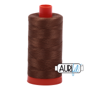 Aurifil 50wt Mako Cotton Thread - Dark Antique Gold #2372