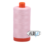 Aurifil 50wt Mako Cotton Thread - Pale Pink #2410