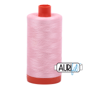 Aurifil 50wt Mako Cotton Thread - Baby Pink #2423