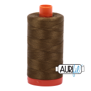 Aurifil 50wt Mako Cotton Thread - Dark Olive #4173