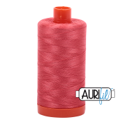 Aurifil 50wt Mako Cotton Thread - Medium Red #5002