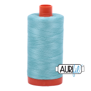 Aurifil 50wt Mako Cotton Thread - Light Turquoise #5006