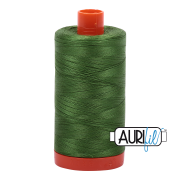 Aurifil 50wt Mako Cotton Thread - Dark Grass Green #5018