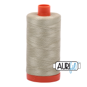Aurifil 50wt Mako Cotton Thread - Light Military Green #5020