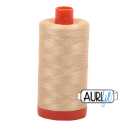 Aurifil 50wt Mako Cotton Thread - Camel #6001