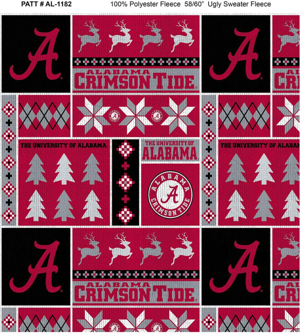 Alabama Crimson Tide - Fleece - Christmas Sweater