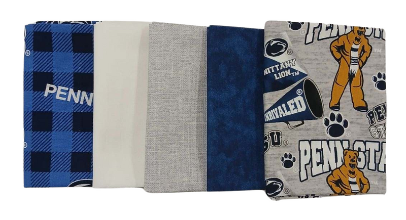 Penn State Nittany Lions - Fat Quarter Bundle - 20 pack (Blue & White)