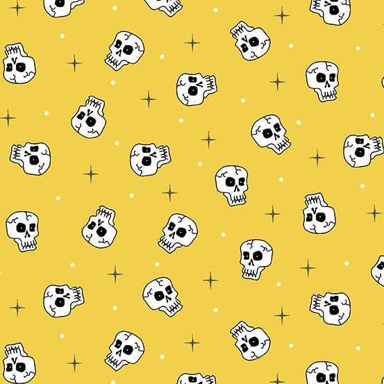 Creature Feature - Skulls - Yellow